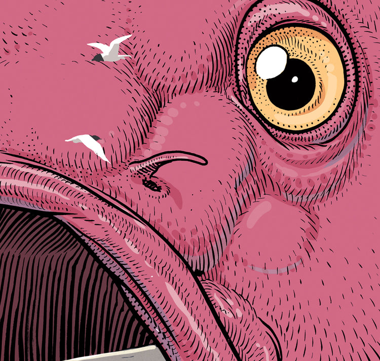 Jared Muralt - Poster "Sinbad Fish & Ship"