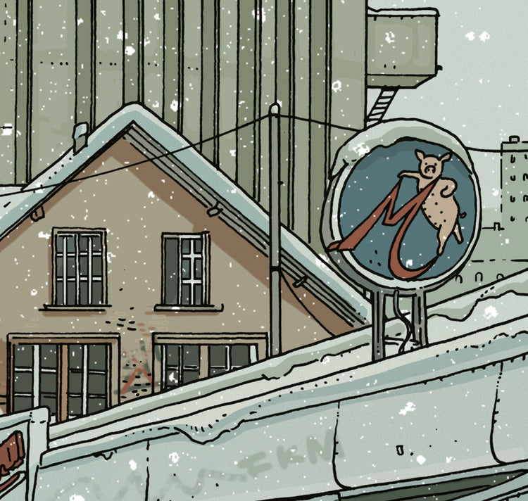 Jared Muralt - Plakat "The Fall – Meinen Metzgerei"