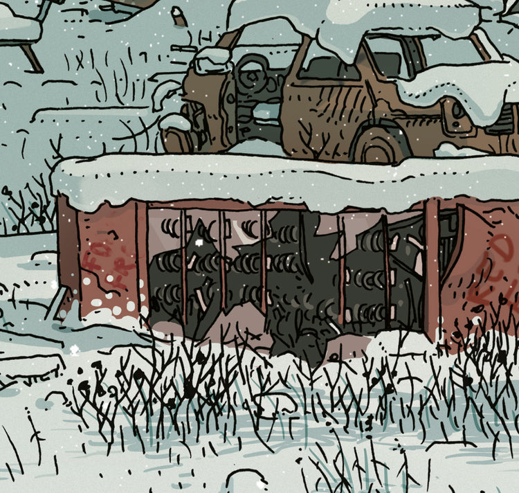 Jared Muralt - Plakat "The Fall – Meinen Metzgerei"