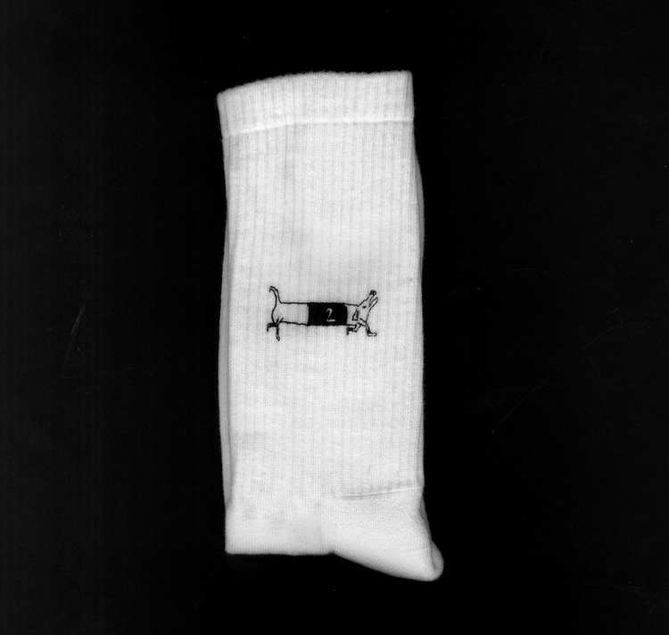 studio kollygujer - Socken "Rennhund"