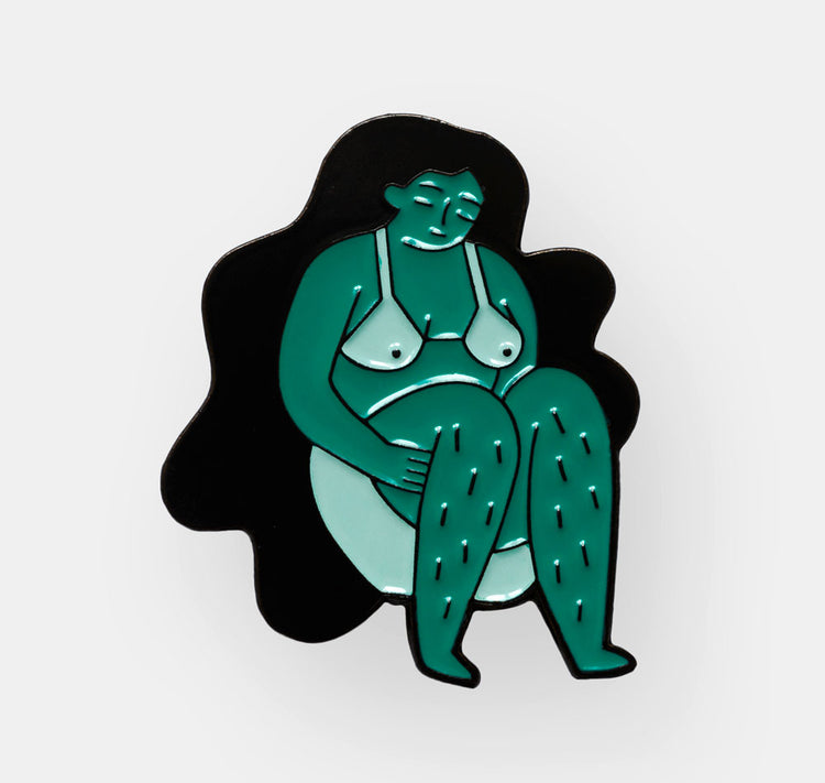 Gréement - Pin "Girl Teal"