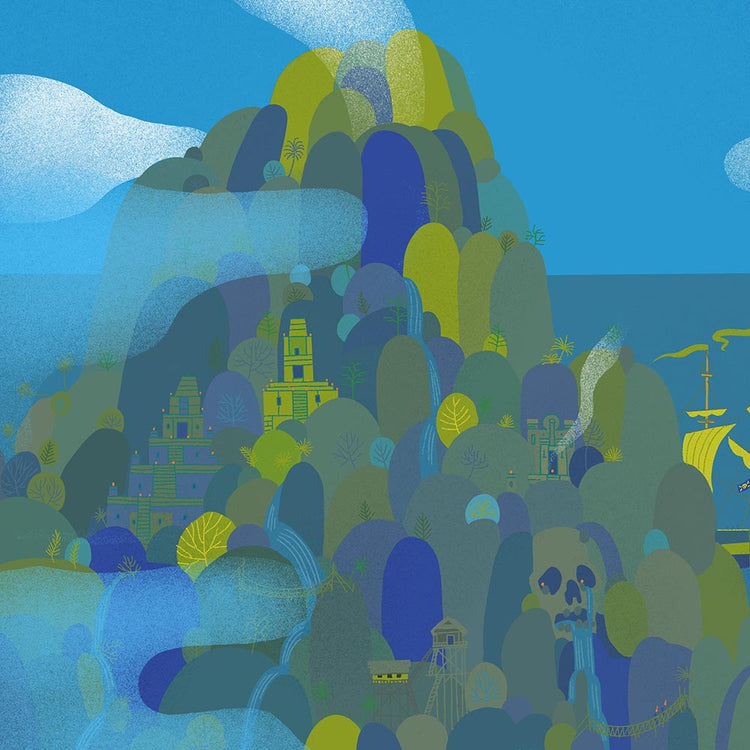 Takelwerk - Plakat "Pirateninsel"