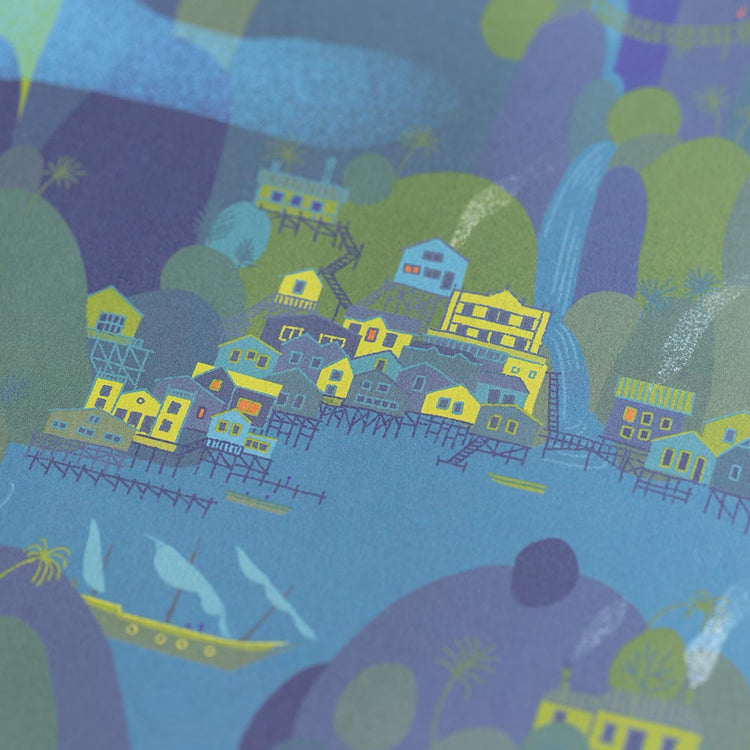 Takelwerk - Plakat "Pirateninsel"