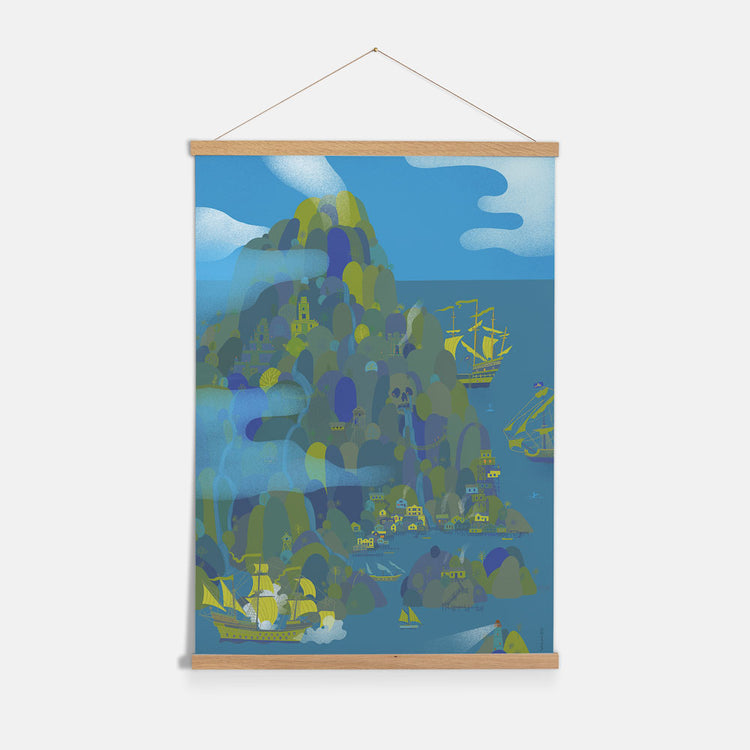 Takelwerk - Plakat "Pirateninsel"