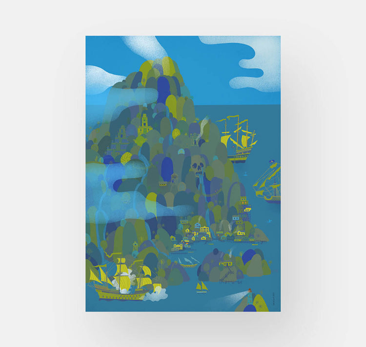 Takelwerk - Plakat "Pirateninsel"