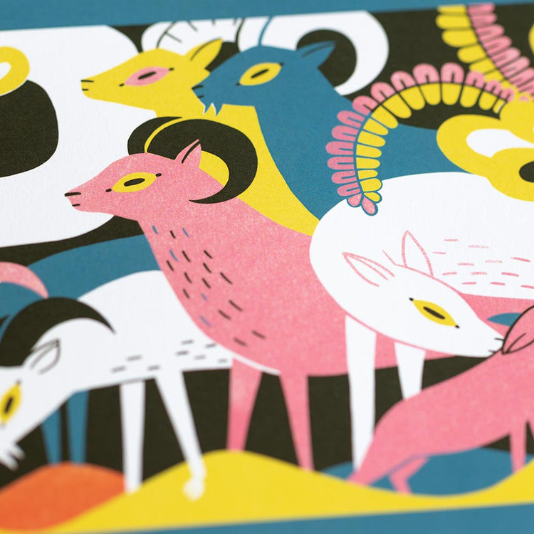 Gréement - Carte Postale "Capricorne"