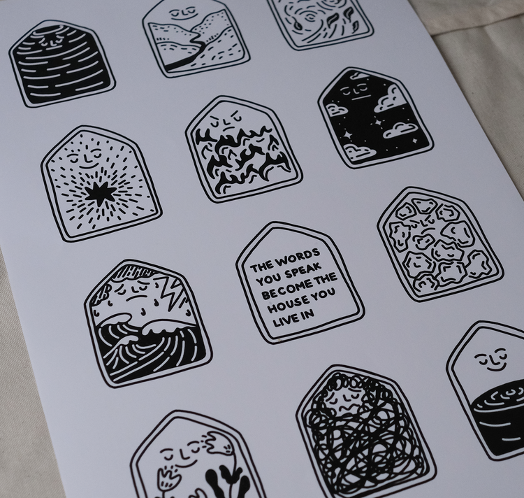 Talinolou - poster "le parole che dici"