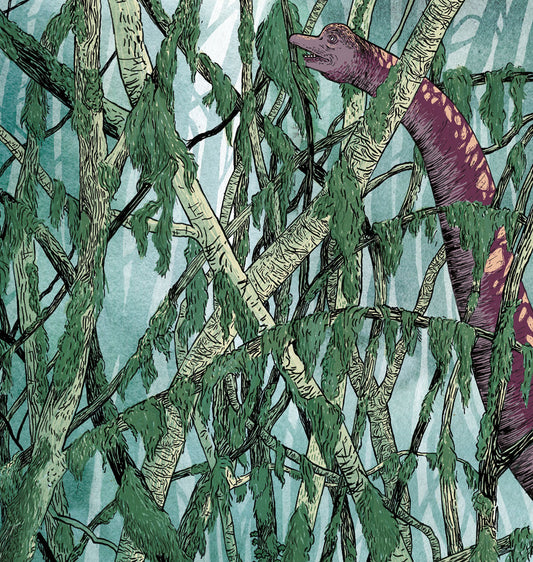 Andrea Peter - Affiche "Forêt Primaire"