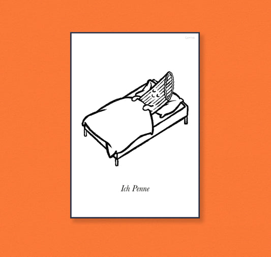 Olivier Samter - Plakat "Ich Penne"