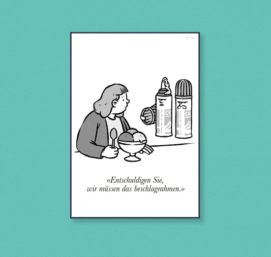 Olivier Samter - Plakat "Beschlagrahmen"