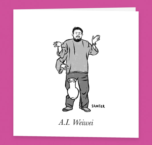 Olivier Samter - Grusskarte "A.I. Weiwei"