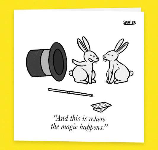 Olivier Samter - Grusskarte "Magic"