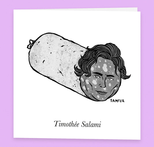 Olivier Samter - Grusskarte "Salami"