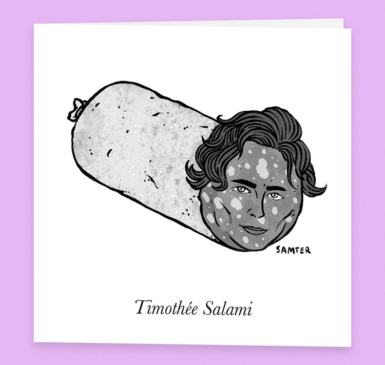 Olivier Samter - Grusskarte "Salami"