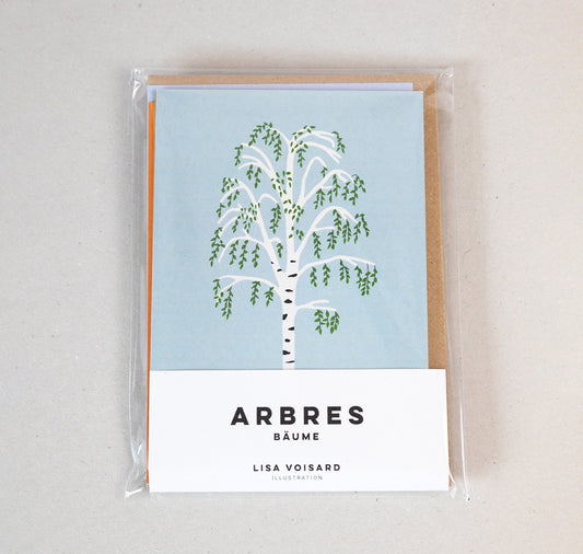 Lisa Voisard - Postkartenset "Bäume"
