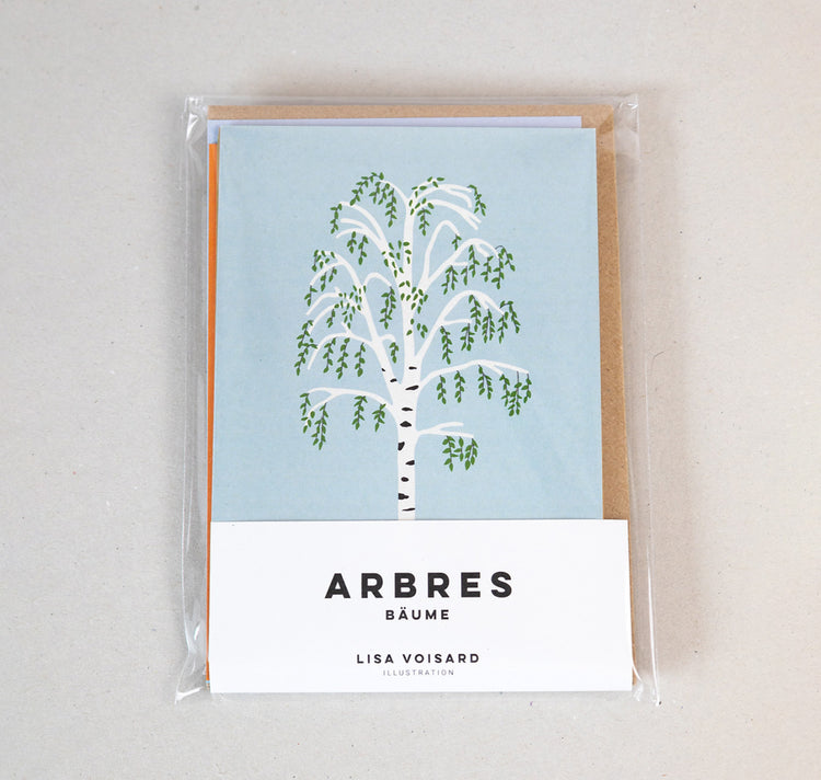 Lisa Voisard - Postkartenset "Bäume"