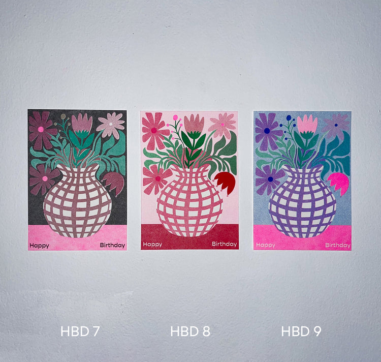 Aline Meier - Kartenset "Happy Birthday 7-9"