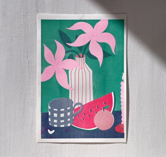 Aline Meier - Plakat "The Lily" (Rabatt Produktionsspuren)