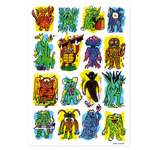 Luigi Olivadoti - Plakat "Monsters"