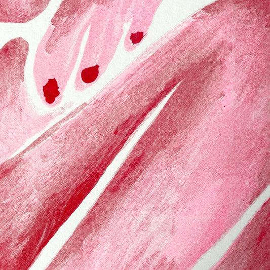 Line Rime - Poster "Nu Rouge"