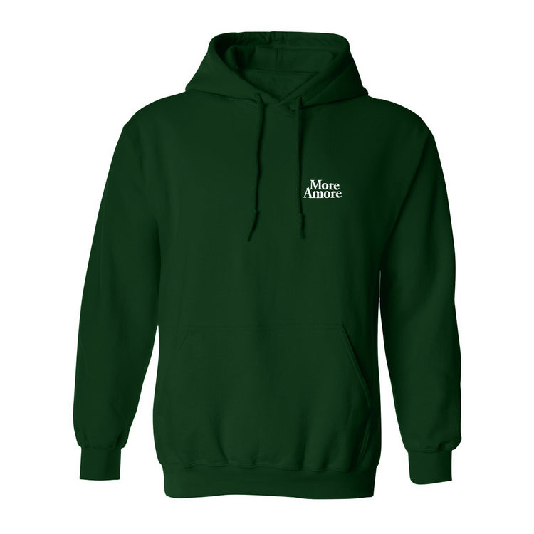 Thirdeyeland - Hoodie "More Amore" (Bottle Green)
