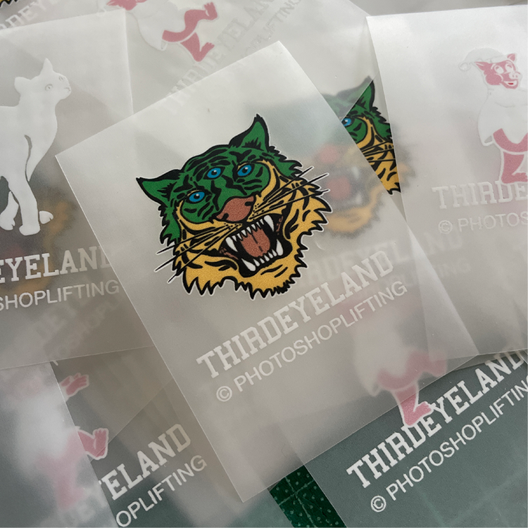 PHOTOSHOPLIFTING x Thirdeyeland - Bügelbild - "TIGER"