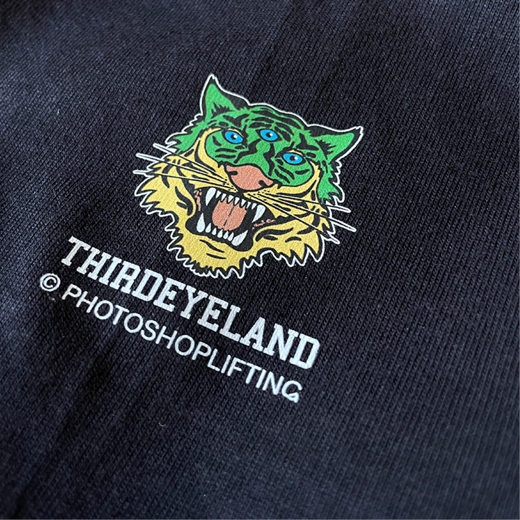PHOTOSHOPLIFTING x Thirdeyeland - Bügelbild - "TIGER"