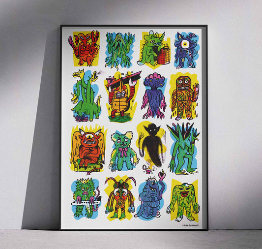 Luigi Olivadoti - Plakat "Monsters"