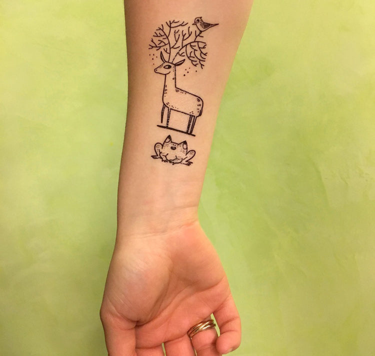Rina Jost - Temporary Tattoos "Wildtiere"