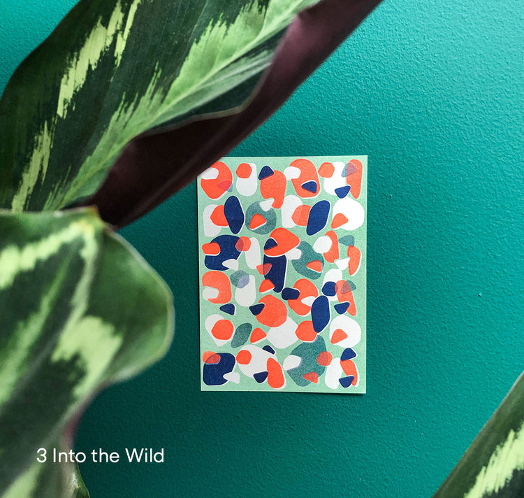 Aline Meier - Kartenset "Of matching fake wild Watermelon"
