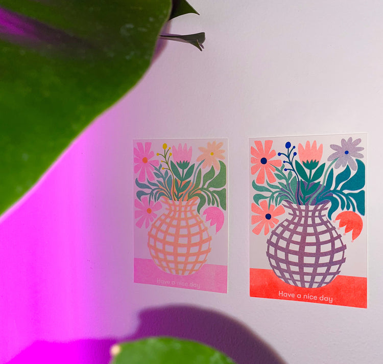 Aline Meier - Postkartenset "HAVE A NICE DAY"