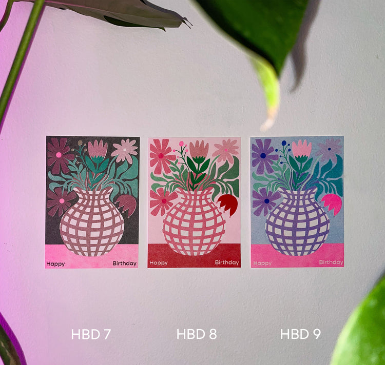 Aline Meier - Kartenset "Happy Birthday 7-9"