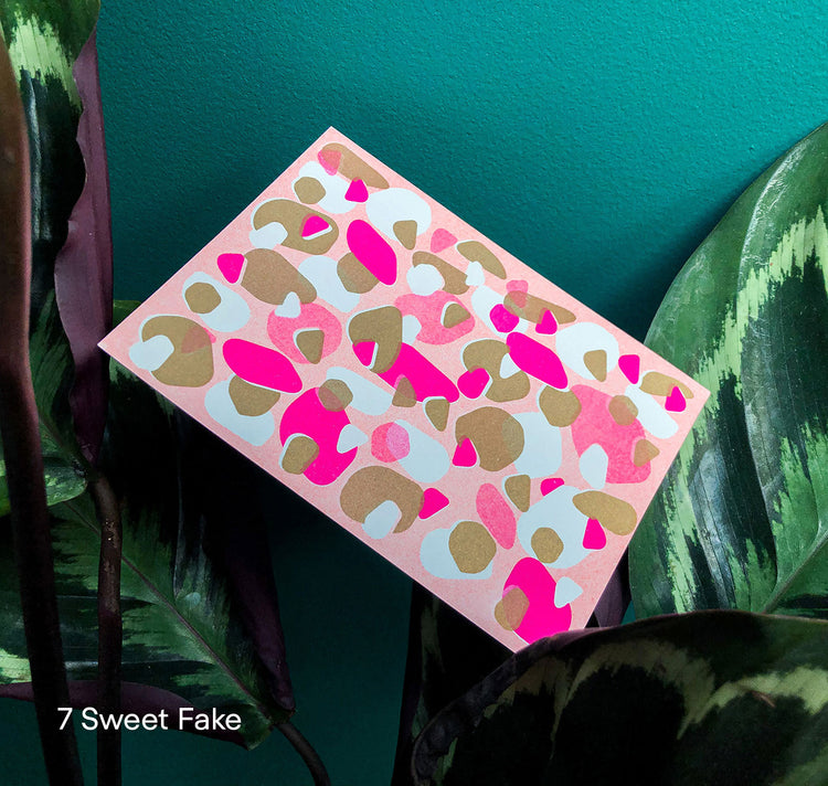 Aline Meier - Kartenset "Of matching fake wild Watermelon"