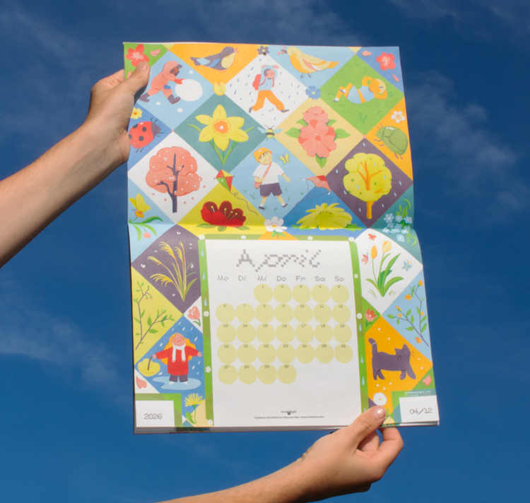 Aggregat Studio - Jahreskalender 2026