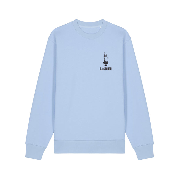 D1 Print Studio - Pullover "Alles Paletti" (hellblau)