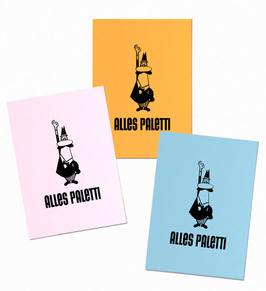 D1 Print Studio - Postkartenset "Alles Paletti"