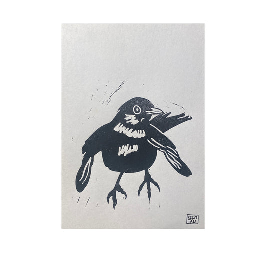 GINNY - Carta "Il merlo meschino n. 3"