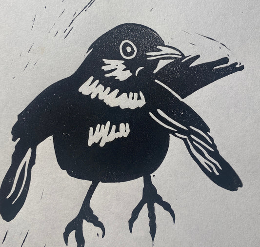 GINNY - Carta "Il merlo meschino n. 3"