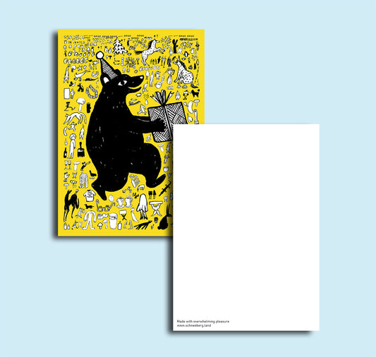 Anna-Lisa Schneeberger - Postkarte "Bär"