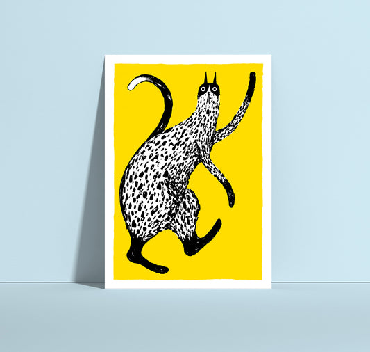 Anna-Lisa Schneeberger - Postkarte "Katze"