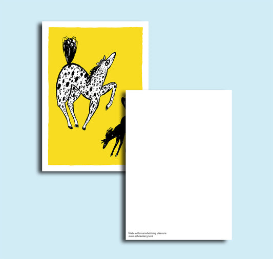 Anna-Lisa Schneeberger - Postkarte "Pferde"