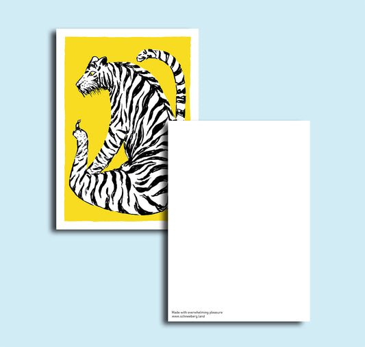 Anna-Lisa Schneeberger - Postkarte "Tiger"