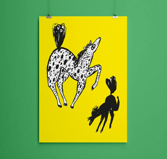 Anna-Lisa Schneeberger - Poster "Cavalli"