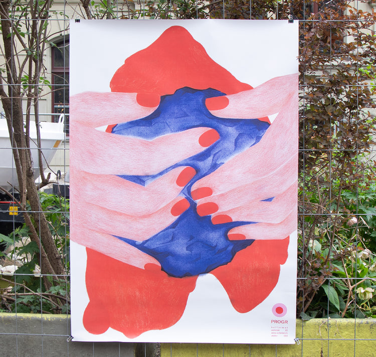 Anna Schmid - Plakat "Die länge meines Zyklus" (Blut)