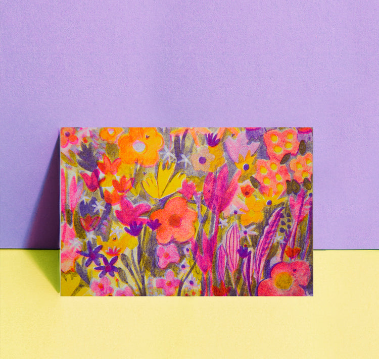 Anna Schmid - Postkarte "Blumenwiese"