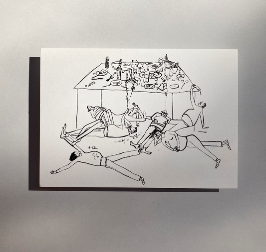 Anna Weber - Postkarte "Fressen"