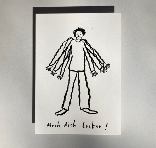 Anna Weber - Postkarte "Locker"