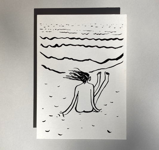 Anna Weber - Postcard "Beach"