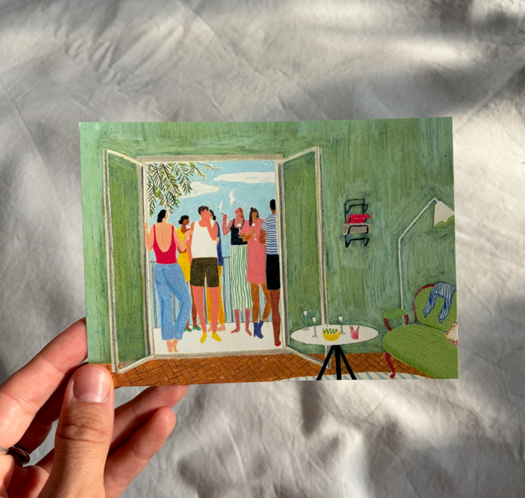 Lena Studer - Postkarte "Apéro"