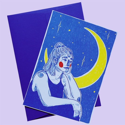 arion illustriert - Postkarte "Mond"